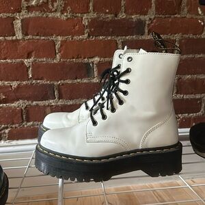 White doc martens, barely worn